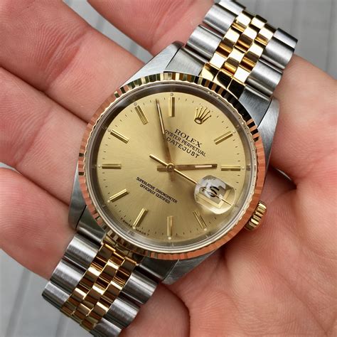 rolex datejust price over time|rolex datejust two tone price.